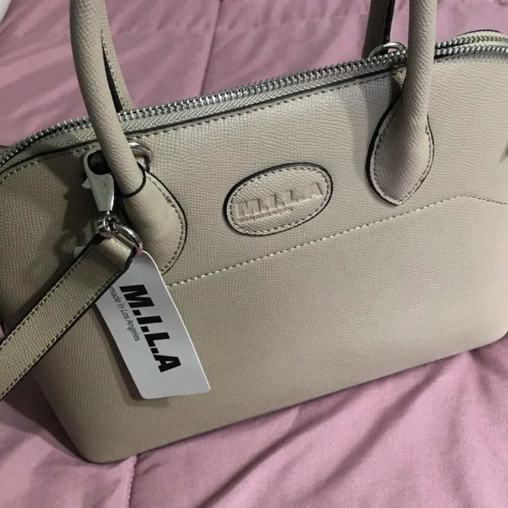 NWT MILA Mila Paoli Grey Bag